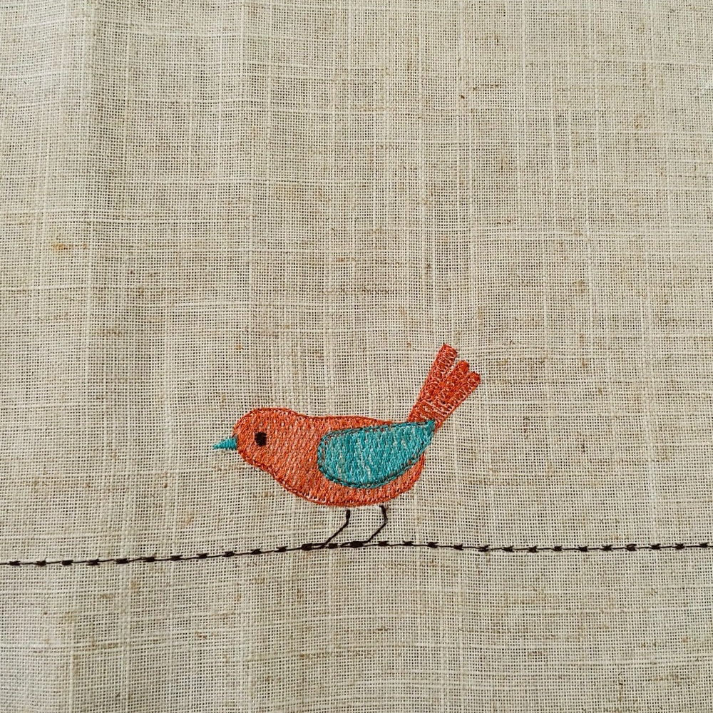 Linen Embroidered Table Runner - Picture 6 of 7